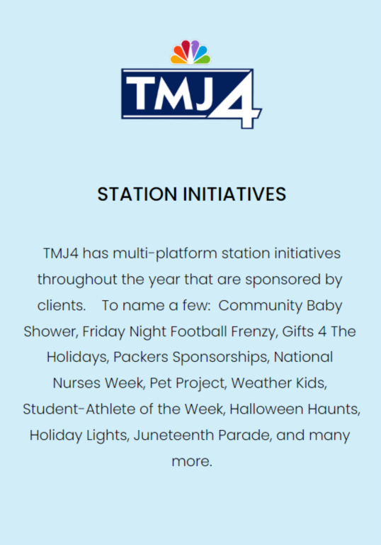 TMJ4 Station Initiatives